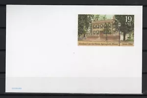 B454- Scott #UX174 Abraham Lincoln Home, Springfield 1994 postal card 19c unused - Picture 1 of 1