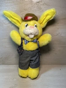 "Pajarita de peluche Shoney's Restaurant Bunny Rabbit 1997 amarilla 11"" peluche mascota" - Imagen 1 de 8