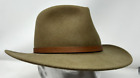 Dorfman Pacific Men's 100% Wool Hat Fedora w/Leather Band Medium WPL 5923 USA