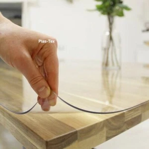 Tischfolie transparent klar abwaschbar 2mm Tischdecke Tischschutz Tischmatte PVC - Bild 1 von 3