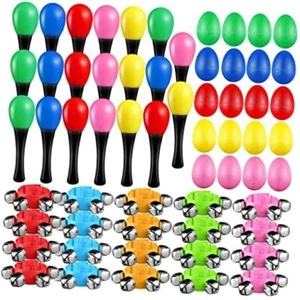 60 Pcs Shaker Musical Instruments Kids Music Party Favor Baby Learning - Picture 1 of 8