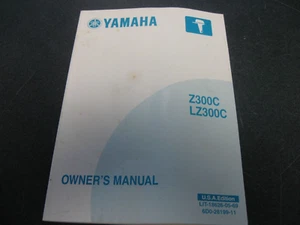 Yamaha Outboard LIT-18626-05-69 Z300 Owners Manual BIN0251 - Picture 1 of 3