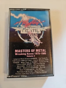 Masters of Metal Various Metal Rock Artists Cassette Tape K-tel 1984 - Picture 1 of 7