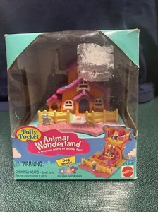 1995 Mattel Polly Pocket Animal Wonderland Dog House in Package Original Box - Picture 1 of 6