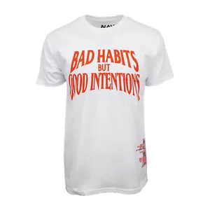 NEW VLONE X NAV BAD HABITS GOOD INTENTIONS T SHIRT AUTHENTIC NEW - Picture 1 of 7