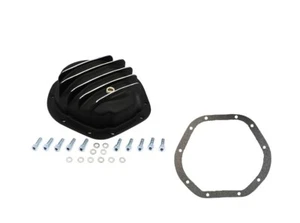 Black Aluminum Differential Cover Dana 44 Rear Axle Jeep Wrangler IH w/ Gasket - Picture 1 of 1