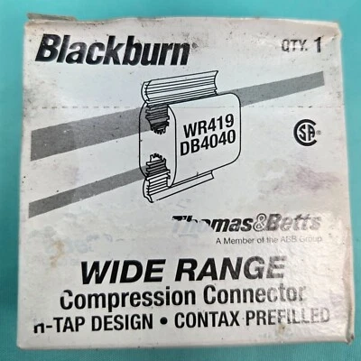 Blackburn WR419 / DB 4040 Wide Range Compression Connector Contax Prefilled - Image 1 of 4