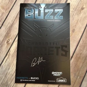 Big Al Jefferson Autograph 2014 Charlotte Hornets Commemorative Program - Picture 1 of 2
