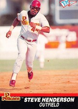 Steve Henderson 1989 T&M Senior League 45    Baseball Card