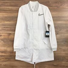 Nike Superbowl Liv Media Night Bq9304 100 Man White Long Jacket Size M