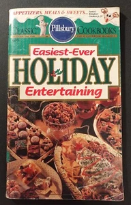 PILLSBURY EASIEST-EVER HOLIDAY ENTERTAINING COOKBOOK + MARVELOUSLY MERRY MENUS - Imagen 1 de 8
