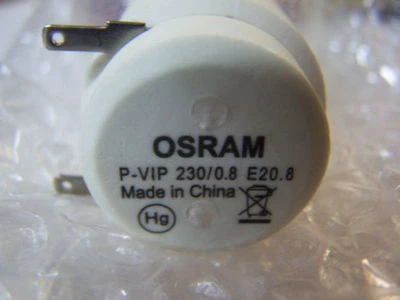 NEW ORIGINAL PROJECTOR LAMP BULB FOR OSRAM P-VIP 230/0.8 E20.8 230/ 0.8 E20.8 - Image 1 of 4