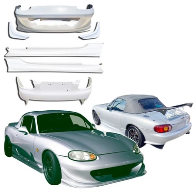 ModeloDrive FRP GVAR Body Kit 7pc MX-5 (NB1) for Miata Mazda 98-05 modelodrivep - Image 1 of 4