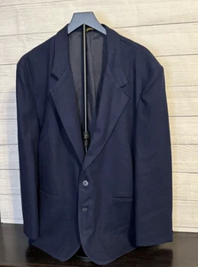 Colección Azia Vintage - Abrigo Deportivo Hombre 40R (Azul Marino, Hecho en EE. UU.) - Imagen 1 de 6