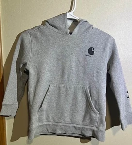 Carhartt Hooded Sweater Boys Size 7 - Picture 1 of 3