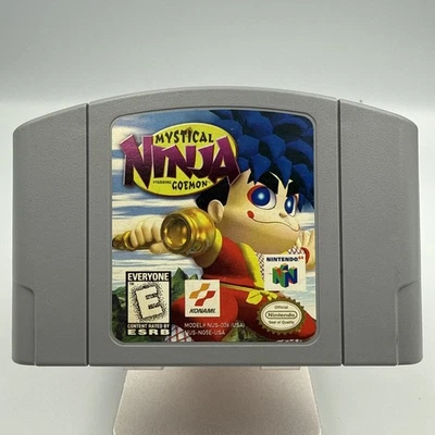 Mystical Ninja Starring Goemon (N64 Nintendo 64) Authentic - Tested - Image 1 of 4