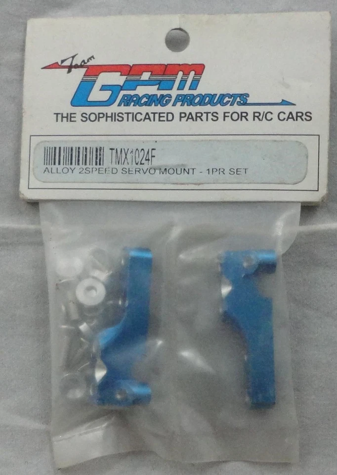 Blue Anodized Aluminum 2-Speed Servo Mount fits Traxxas T-Maxx TMX1024F - Image 1 of 1