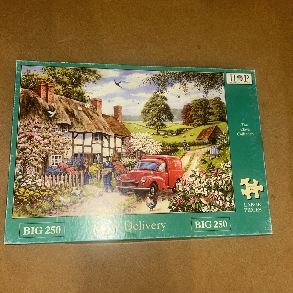 HOP BIG 250 Piece Jigsaw Puzzle "Daily Delivery" Unchecked SEE BIO - Image 1 of 4