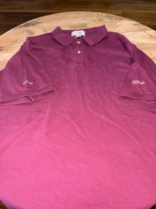 Polo vintage Titleist by Corbin uomo grande cotone mirtillo golf casual - Foto 1 di 6