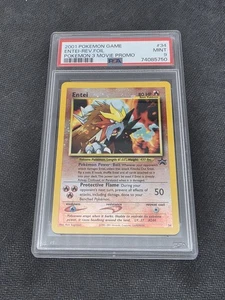 Pokemon Entei Reverse Foil Movie Promo PSA 9 - Picture 1 of 2