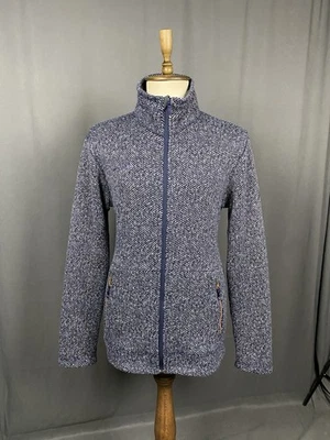 Mammut Men's Blue Full Zip Fleeced Sweater Size 2XL Foto 1 de 4