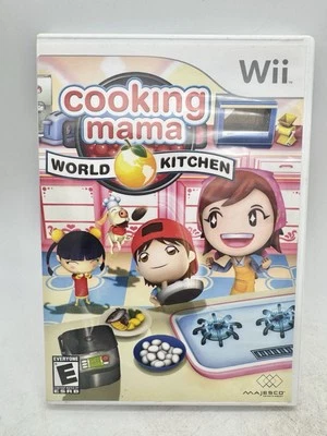 Cooking Mama: World Kitchen Nintendo Wii 2008 Complete W Manual + Insert Tested - Image 1 of 4