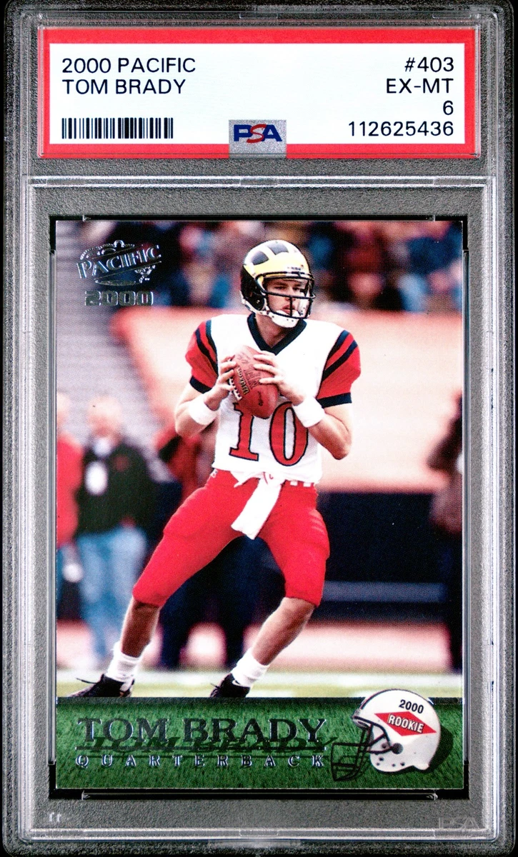 Tom Brady Rookie Football Pacific Trading Cards & Accessories for