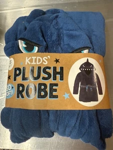 Shark Robe Costume Hoodie Pajama Boy Girl Bath Robe Swim Trunks Cover S (6/7) - Picture 1 of 8