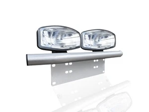 Number Plate Light Bar + 9"Jumbo Spot Lamps For Suzuki SX4 S-Cross 2013 - 2021 - Picture 1 of 7