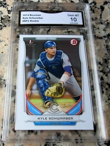 KYLE Schwarzber 2014 Bowman 1° VERO Rookie Card RC GEM MINT 10 Phillies🔥🔥$$ - Foto 1 di 2