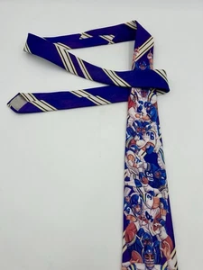 Vintage 1990 Ralph Marlin Minnesota Vikings Football Herren Full Art Krawatte USA - Bild 1 von 6