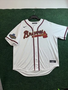 Nike Atlanta Braves 2021 World Series Jersey New with Tags Size XL Plain - Picture 1 of 11
