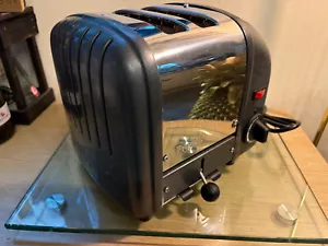 **DUALIT 2 SLICE VARIO AWS CLASSIC TOASTER, 20241, METALLIC GREY, GREAT COND** - Picture 1 of 7