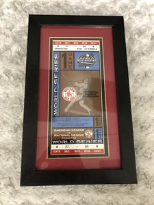 FRAMED 2003 Boston Red Sox Phantom Game 1 World Series's Ticket MAN CAVE READY - Picture 1 of 7