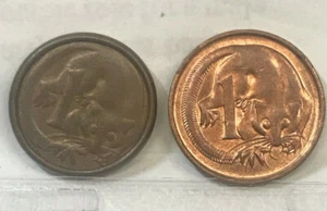 AUSTRALIA,1966 one 1 CENT " ERROR " WRONG PLANCHET? Maybe Mixed with other coins - Picture 1 of 2