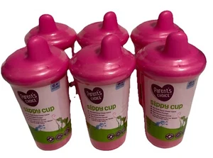Value Pack of 6 Parent's Choice Sippy Cup PINK 6+ Months - Picture 1 of 2