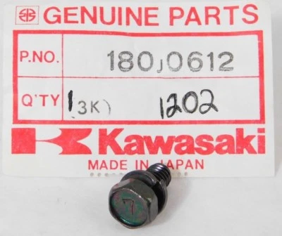 Nuevo de Lote Antiguo Kawasaki Embrague WS Perno Desplegado 84-86 KL600 87-93 KL650 OEM Parte 180J0612 NUEVO Foto 1 de 3