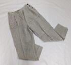 Vintage David Brooks High Rise Beige Linen Pants Made In USA Women's Size 16