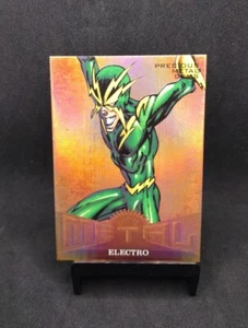 Electro 2017 Fleer Ultra Spider-Man Metal BRONZE PMG Metal Gems MM40 #039/199 - Picture 1 of 2