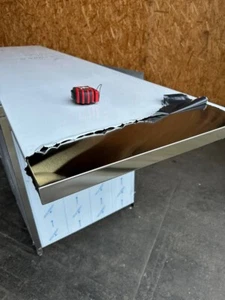 240*60 Edelstahl Abdeckung Arbeitsplatte Abdeckung Tischplatte Arbeitstisch - Bild 1 von 8