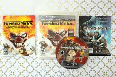 Twisted Metal - Limited Edition NM Disc (PlayStation 3 PS3, 2012) CIB - TESTED  - Image 1 of 4