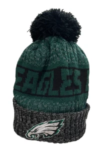 Philadelphia Eagles New Era Knit Toboggan Hat Sideline Fleece Cap Beanie Fly USA - Picture 1 of 14