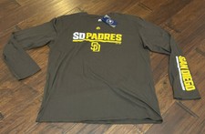 Majestic Men’s San Diego Padres Baseball MLB LS Shirt Sz. XL NEW Tony Gwynn