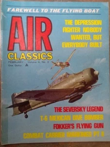 Air Classics, Vol4 No3, February 1968, vintage aviation history - nice condition - Picture 1 of 1