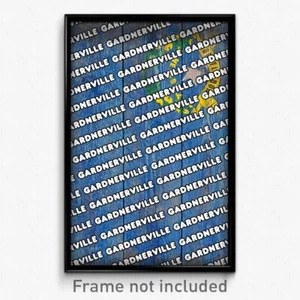 Gardnerville Nevada Poster (NV City Souvenir 11x17 Town Print) - Picture 1 of 1