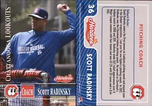 Scott Radinsky 2014 Grandstand Chattanooga Lookouts RC *AutographDen* - Picture 1 of 1