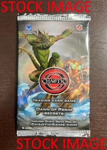 Chaotic DAWN OF PERIM SECRETS Unlimited Ed. - Factory Sealed 9 Card Booster Pack - Picture 1 of 2