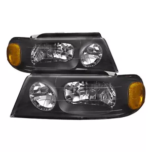 Headlights Fits 98-02 Lincoln Navigator Black Left Right Headlamp Assembly - Bild 1 von 9