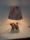 Vintage 1984 Walt Disney Baby Mickey Minnie Mouse Lamp Shade, Nite Light Works