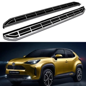 Fits for Yaris Cross 2020-2023 Fixed Running Board Side Steps Pedals Nerf Bar - Picture 1 of 11